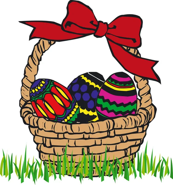 Illustration Easter Eggs Vector — Stock Vector