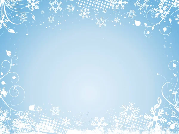装饰冬季抽象背景 — 图库矢量图片