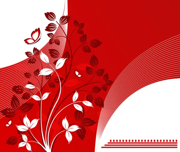 Imagen Diseño Floral Vectorial Ilustración Vectorial — Vector de stock
