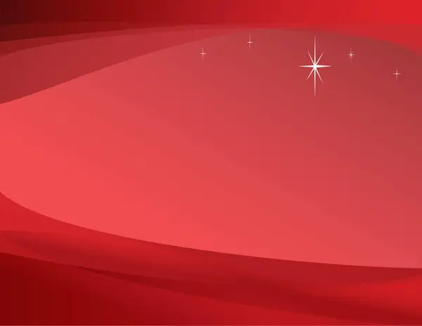 Zimní Vánoční Vektor Červené Barvě — Stockový vektor