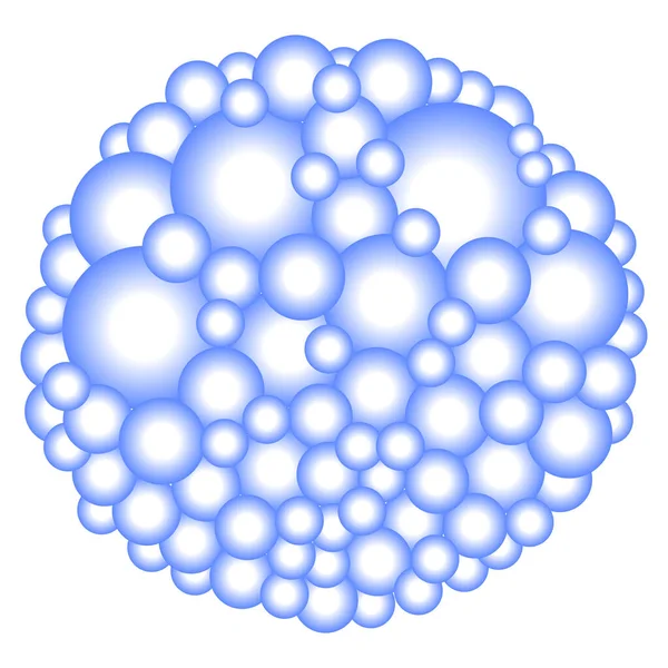 每个气泡作为独立可移动对象的气泡的可编辑矢量说明 — 图库矢量图片