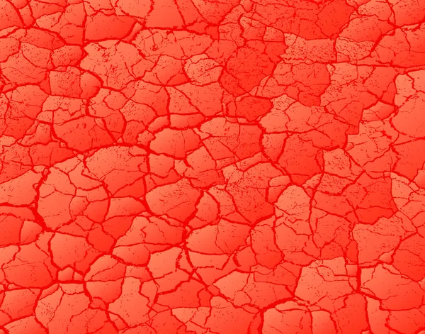 Fondo Vectorial Abstracto Una Superficie Roja Agrietada — Archivo Imágenes Vectoriales