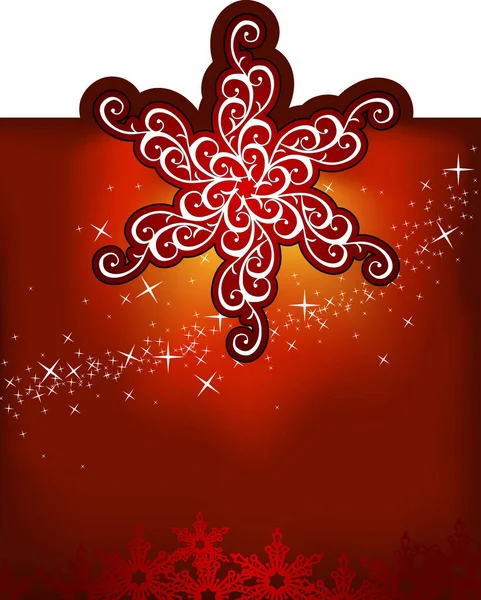 Рождественские Снежинки Векторный Фон Сеткой Cmyk Цвет — стоковый вектор