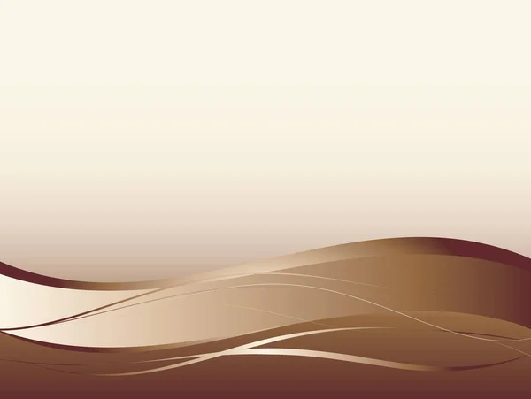抽象的な滑らかなラインと波の背景 — ストックベクタ