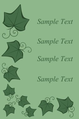 Bir sarmaşık arkaplan tasarımı metninizi ekleyin