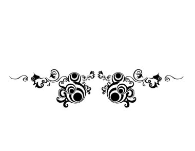 Çiçek resmi - renk illüstrasyonu