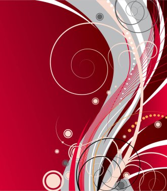 Soyut vektör çizimi. Tasarım için kullanılabilir