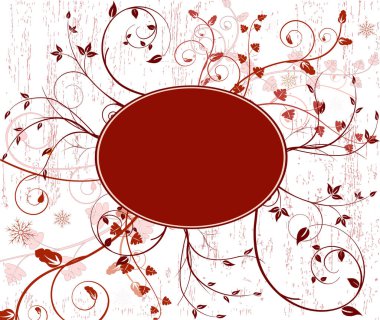 Çiçek sanatsal vektör tasarım arka planı