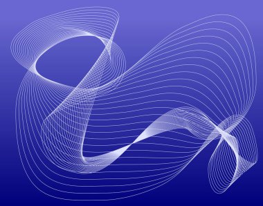 Dönen dalga formunun düzenlenebilir vektör arkaplanı