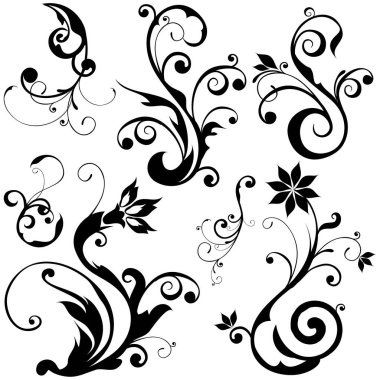 Çiçeksel arkaplan resmi - renk illüstrasyonu