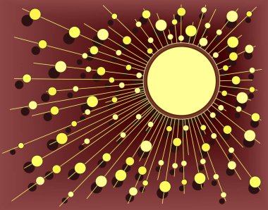 Metin için pankartı olan soyut vektör arkaplanı