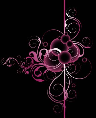 Çiçeksel arkaplan resmi - renk illüstrasyonu