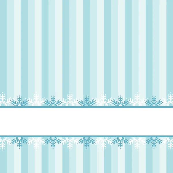 Vektor Illustrationen Eines Schneeflocken Weihnachtsbanners — Stockvektor