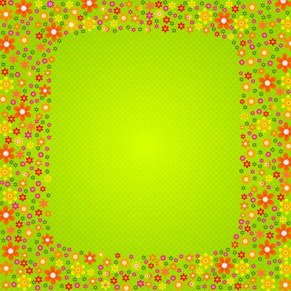 Floral Background Vector Image Color Illustration — Stock Vector