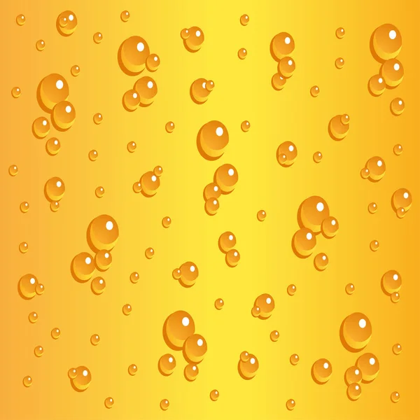 Beer Bubbles Glass Pattern — Stock Vector