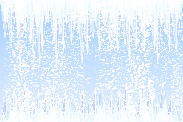 氷と雪の抽象的なベクトル図 — ストックベクタ