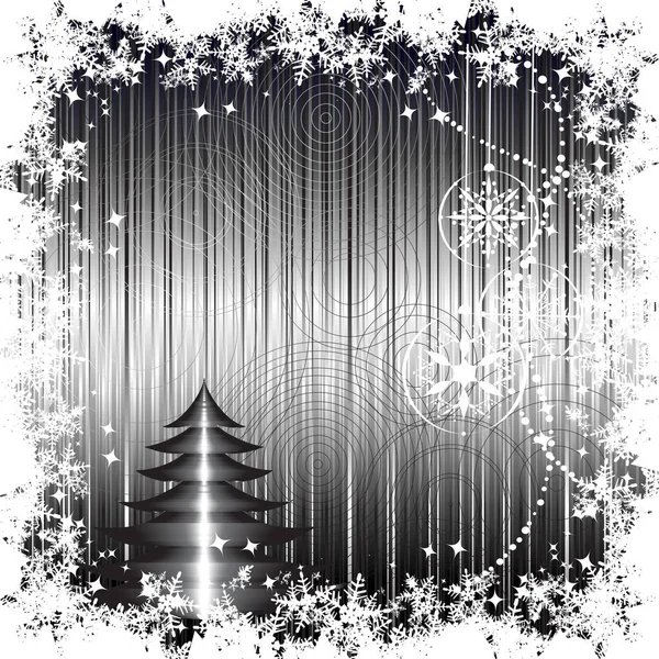 Christmas Background Retro Your Design — Stock Vector