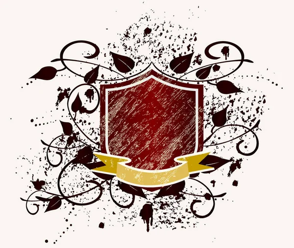 Grunge Armory Emblème Vintage — Image vectorielle
