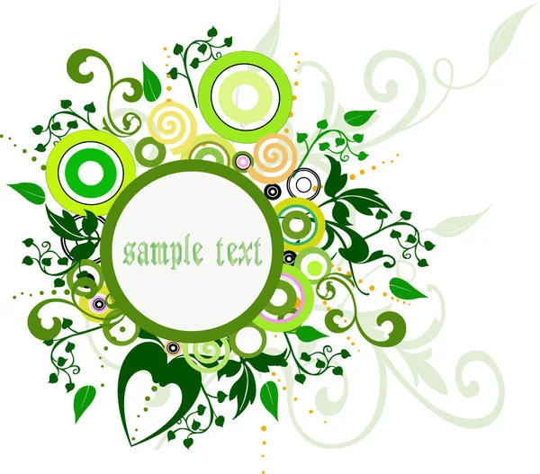 Floral Background Illustration Image Color Illustration — Stock Vector