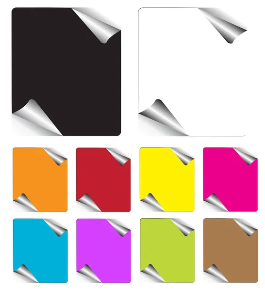 Nota Imagen Papel Ilustración Color — Vector de stock