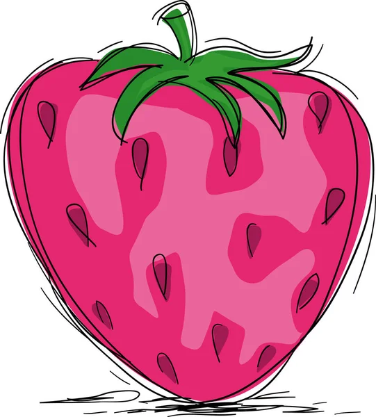 Erdbeer Symbole Vektorillustration — Stockvektor
