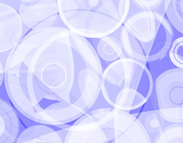 Bewerkbare Abstracte Vectorachtergrond Van Blauwe Cirkels — Stockvector