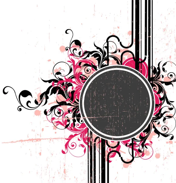 Floral Background Image Color Illustration — Stock Vector