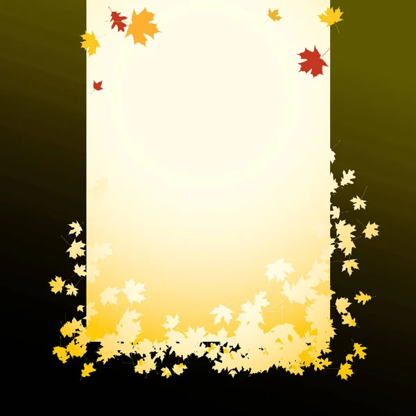 Vectorafbeelding Van Herfstbladeren — Stockvector