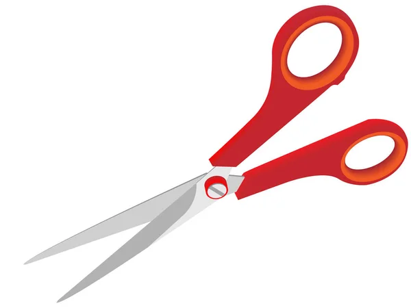 Isolated Scissors Sharp Papers Vecto — Stock Vector