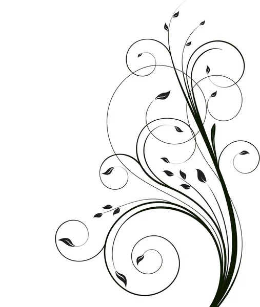 Écologie Florale Fond Vectoriel Illustration — Image vectorielle