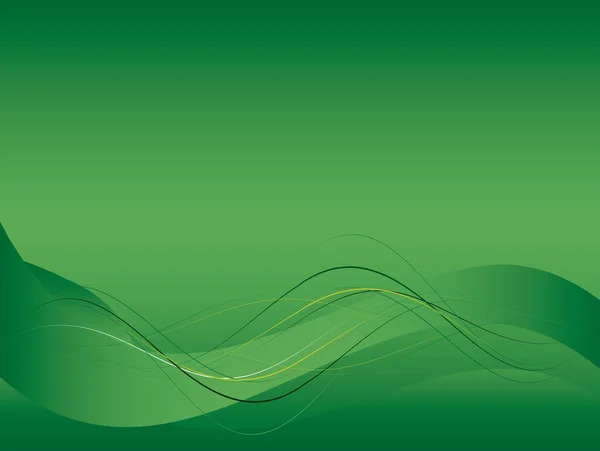 抽象的な滑らかな線 グリッドと波の背景 — ストックベクタ
