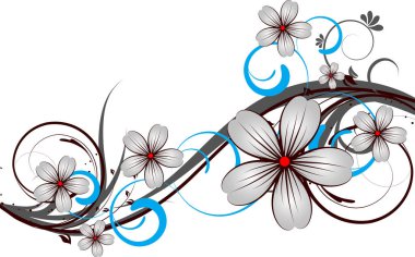 Tasarım için soyut vektör çizimi.