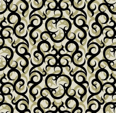 Çiçekli bir süs eşyası, modern duvar kağıdı ya da tekstil arkaplanı.