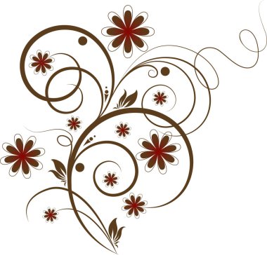 Tasarım için soyut vektör çizimi.