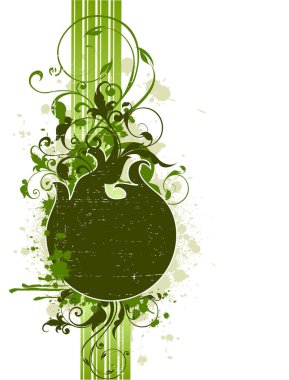 Çiçeksel arkaplan resmi - renk illüstrasyonu