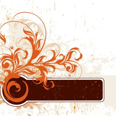 Çiçeksel arkaplan resmi - renk illüstrasyonu