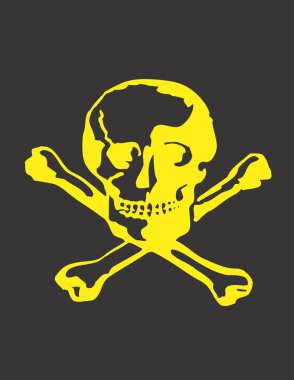 Evlilikte ve çıktılarda kullanılacak kabile Kafatası tasarımı çizimi