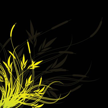 Çiçek tarzında vektör süslemesi