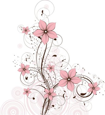 Tasarım için soyut vektör çizimi.