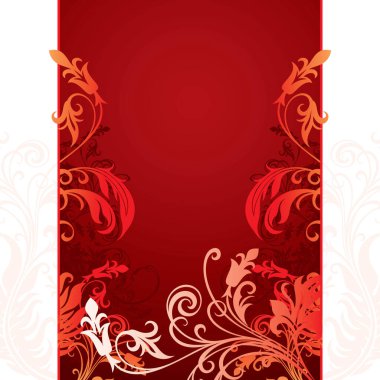 Çiçek tarzında vektör süslemesi