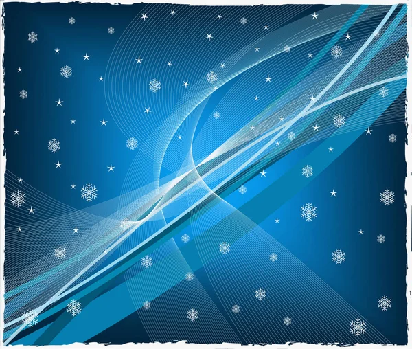 Abstract Artistic Winter Background Vector — Stock Vector