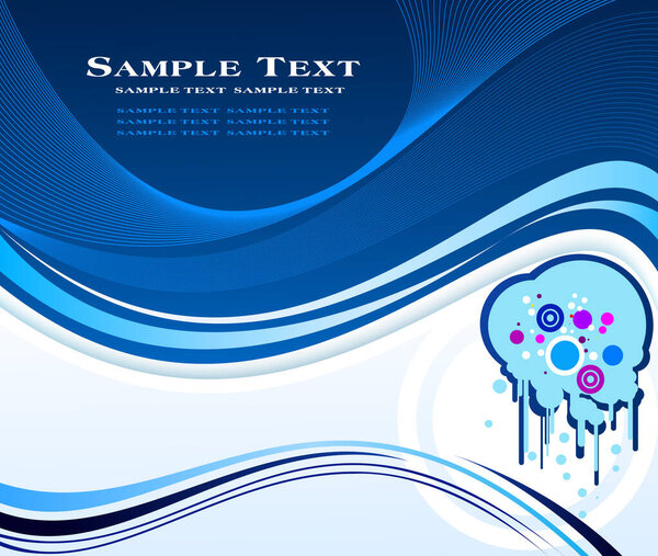 Abstract  background vector image - color illustration