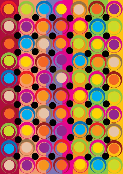 Hintergrund Retro Stil Bild Farbige Abbildung — Stockvektor