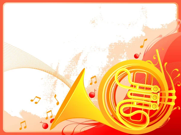 Music Image Color Illustration — Stock Vector
