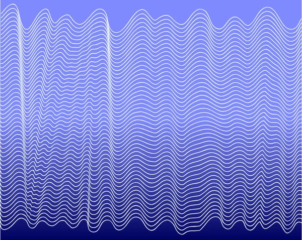 波形の抽象ベクトル背景 — ストックベクタ