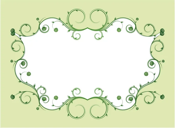 Illustration Abstraite Fond Fleuri — Image vectorielle