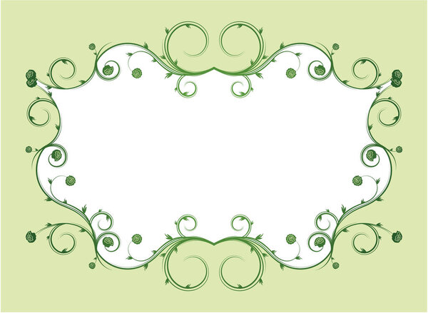 abstract illustration of a background with floral