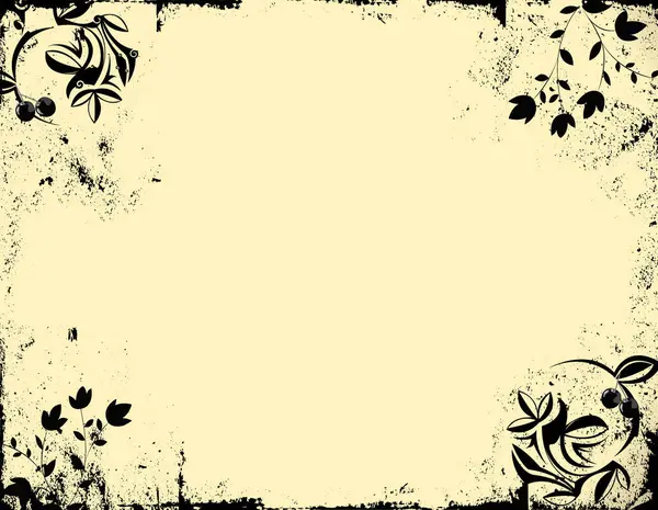 Image Florale Illustration Couleur — Image vectorielle