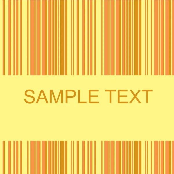 Patrón Franja Retro Con Color Marrón Amarillo — Archivo Imágenes Vectoriales