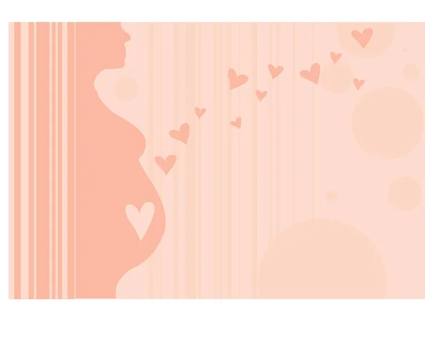 Πίνακας Μπορεί Χρησιμοποιηθεί Για Την Ανακοίνωση Του Μωρού Της Εγκυμοσύνης — Διανυσματικό Αρχείο